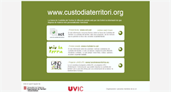 Desktop Screenshot of custodiaterritori.org